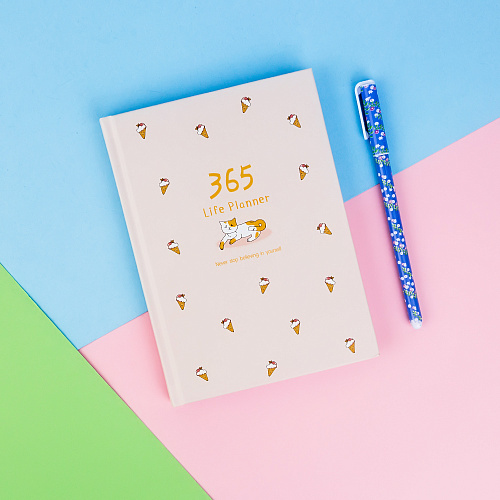 Ежедневник "365" Кот и мороженка