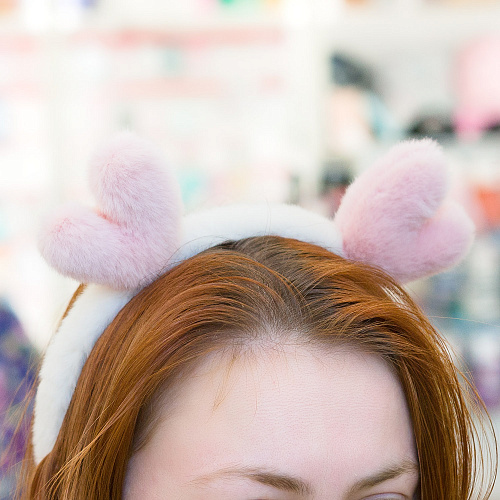 Ободок-повязка "Олененок" (белый)