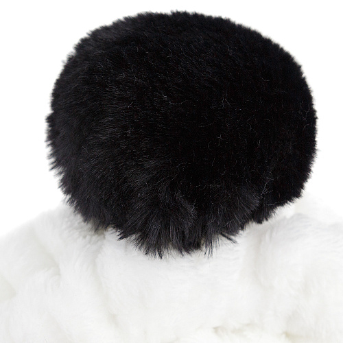 Повязка на голову "Панда" (черно-белый)