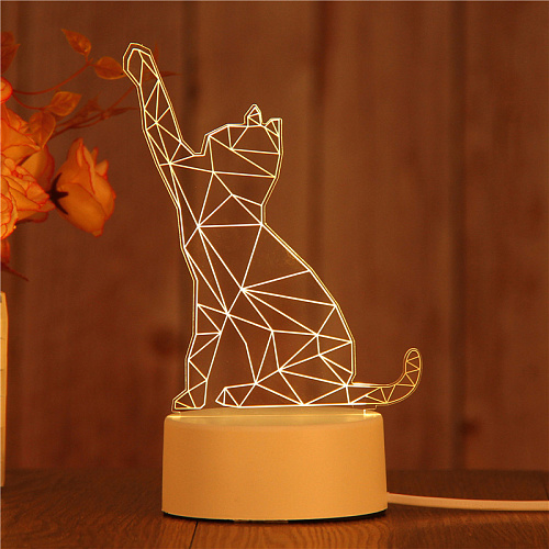 Ночник "Crystal cat"
