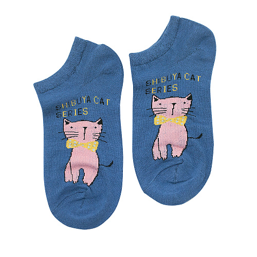 Носки "Кот" (синие)