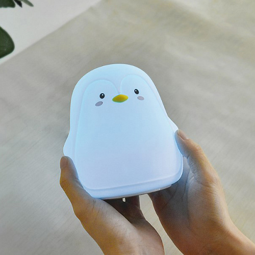 Ночник "Пингвин" (белый)