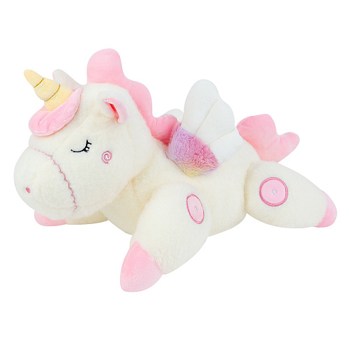 Игрушка-подушка "Пегас лежит" (белый) 45см