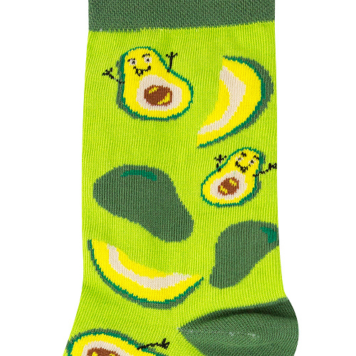 Носки "Безумное авокадо", разм.40-45