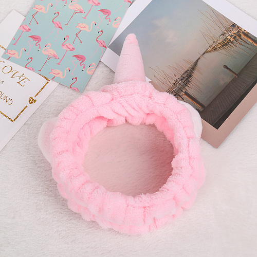 Повязка на голову "Единорог" (розовый)