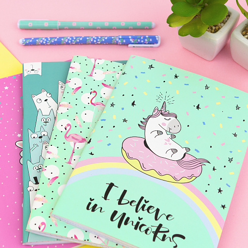 Блокнот в точку "Let`s flamingle"