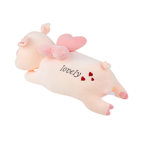 Игрушка-подушка "Свинка-ангел с пледом"
