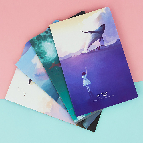 Тетрадь "My space" (мальчик с собакой)