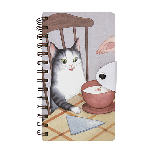 Мини-блокнот "Cat day" (с чашкой)
