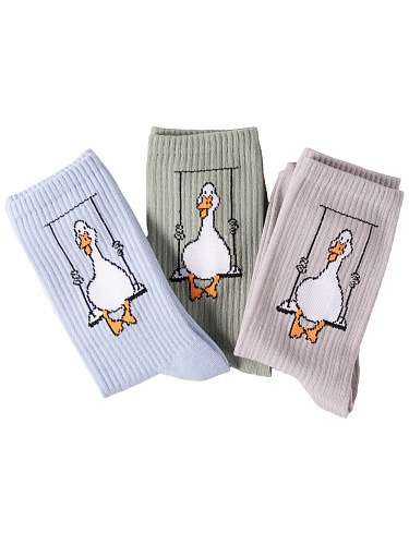 Набор носков "Гусь на качелях", разм.23-25