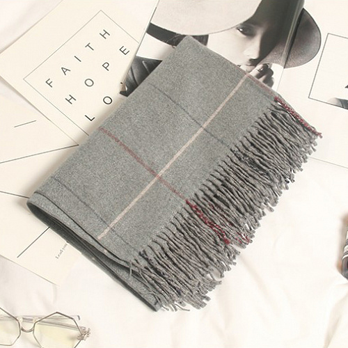 Шарф "Лондон", серый