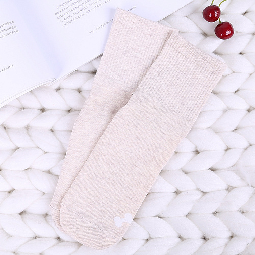 Носки "Песики" (бежевые)