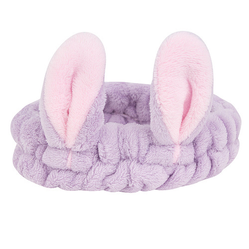 Повязка на голову "Ушки зайки" (лаванда)