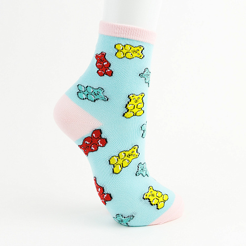 Носки "Мишки на мятном", разм.35-39