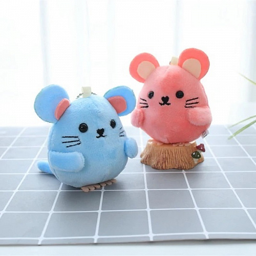 Брелок "Мышонок" (голубой)