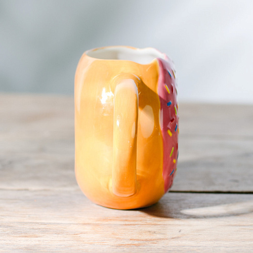 Кружка "Пончик" (розовый)