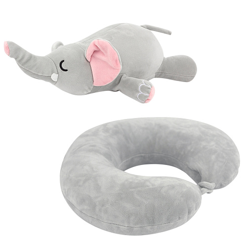 Подушка для путешествий-трансформер "Слоник"