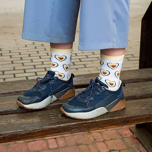 Носки "Любимое авокадо", разм.35-39