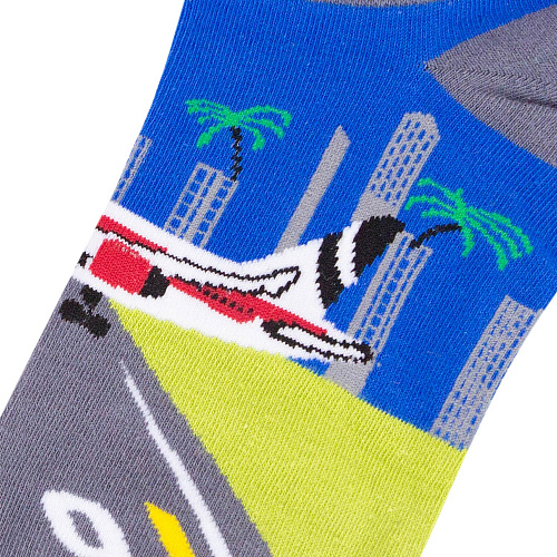 Носки короткие "Самолеты"