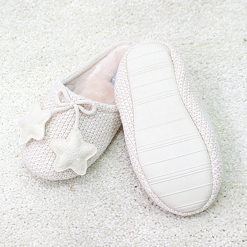 Тапочки "Звездные" (бежевые)