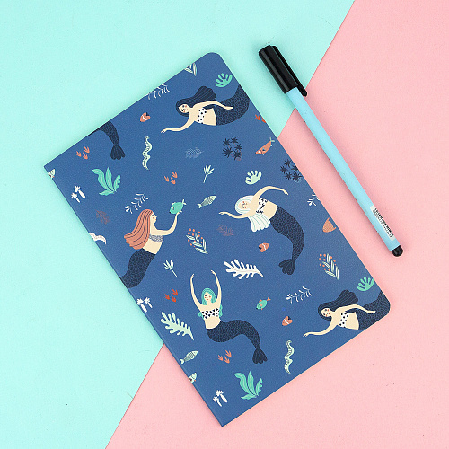 Тетрадь "Mermaids" (синяя)