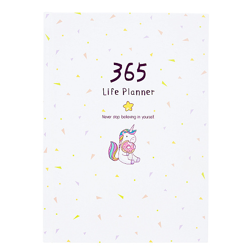 Ежедневник "365" Единорог с пончиком