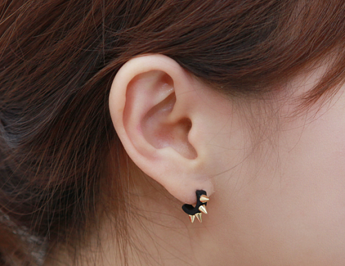 Серьги "Gold rivets"