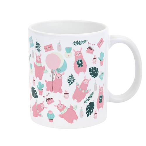 Кружка "Ламы и кактусы"