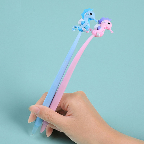 Ручка "Морской конек" голубой