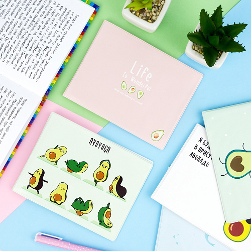 Обложка на зачетную книжку "Avoyoga"