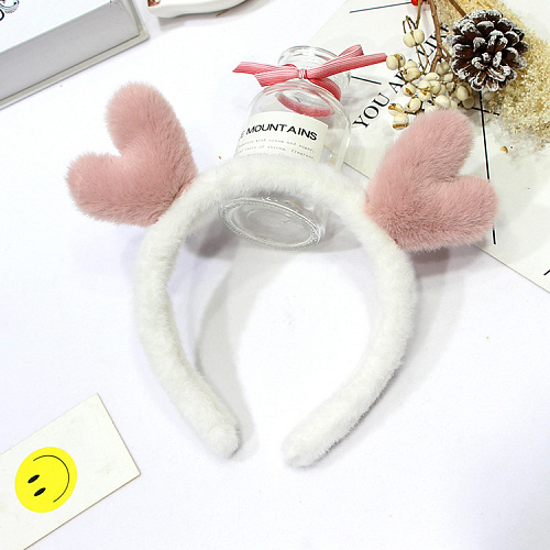 Ободок-повязка "Олененок" (белый)