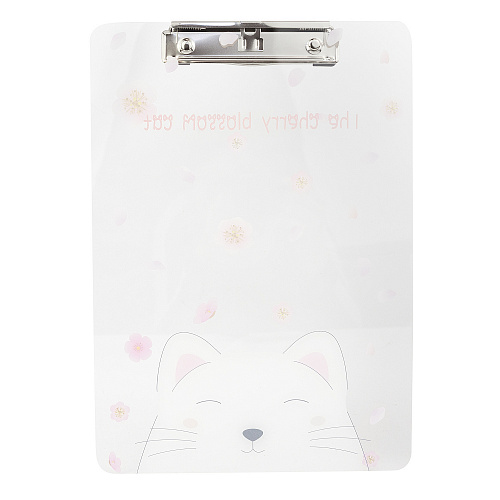 Папка-планшет "Прозрачный" (мордочка кота)