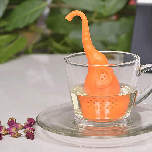 Заварник для чая "Слон" (оранжевый)