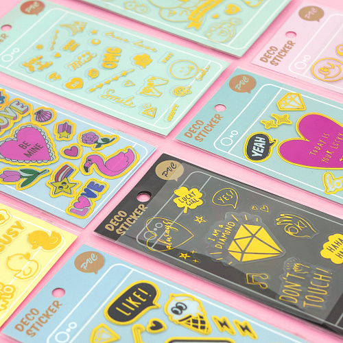 Наклейки "Colorful ver.1" (love)