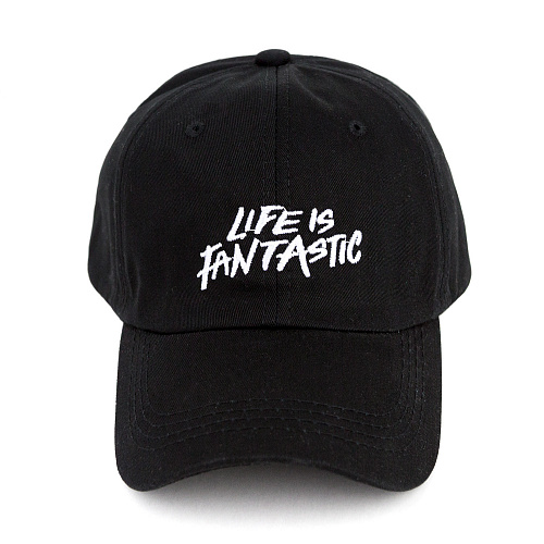 Кепка "Life is" (черная)