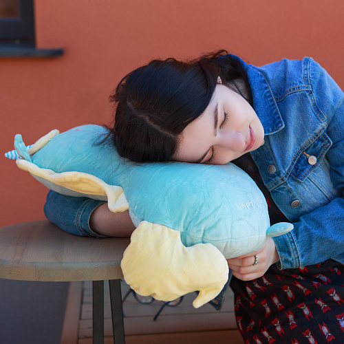 Игрушка-подушка "Flat Unicorn" (голубой)