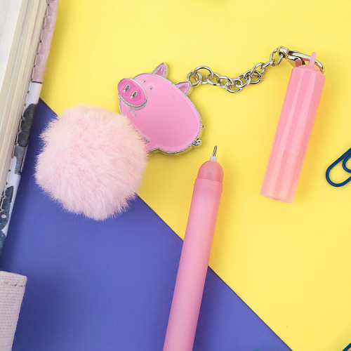 Ручка "Piggy & fur" (розовая)