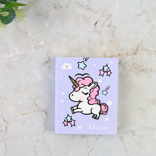 Набор стикеров "Единорожка" (лиловый)