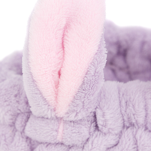 Повязка на голову "Ушки зайки" (лаванда)