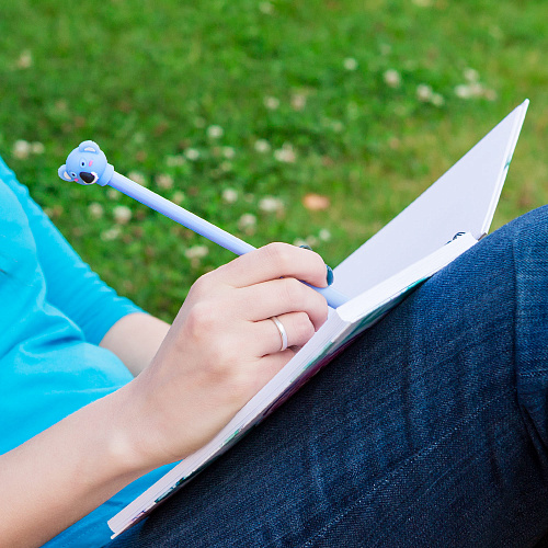 Ручка "Милая коала" синяя