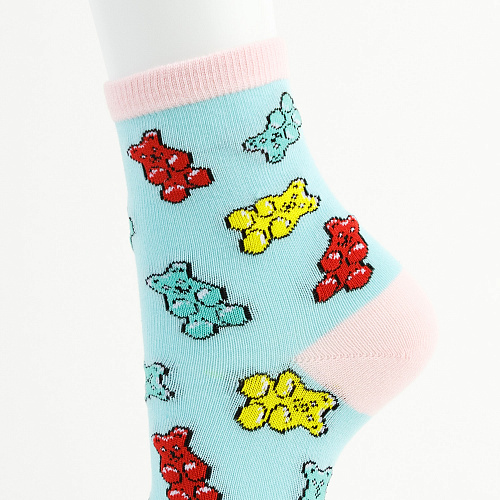 Носки "Мишки на мятном", разм.35-39