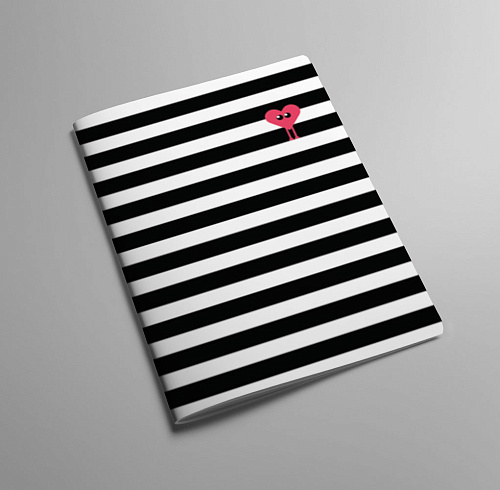 Обложка для паспорта "Kawaii stripes"