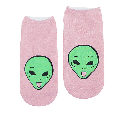 Носки "Инопланетяне" (розовые)