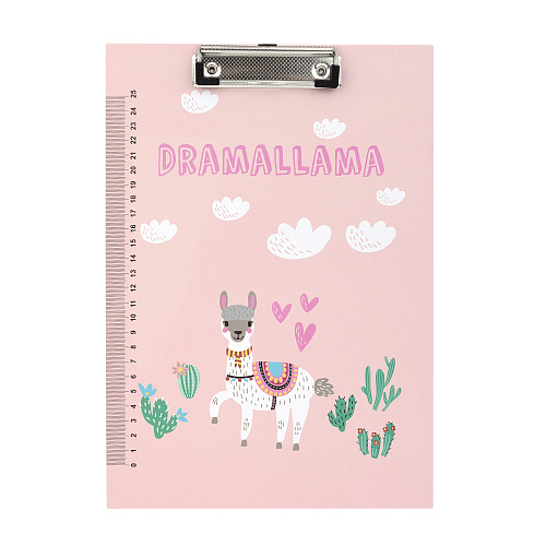 Папка-планшет "Llama" (розовый)