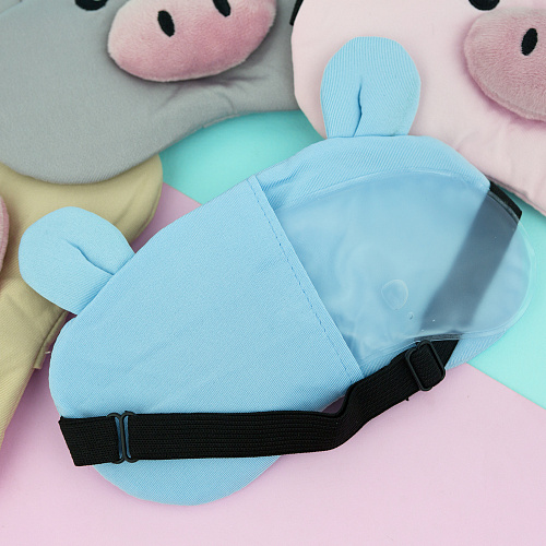 Маска для сна "Свинка" (розовая)