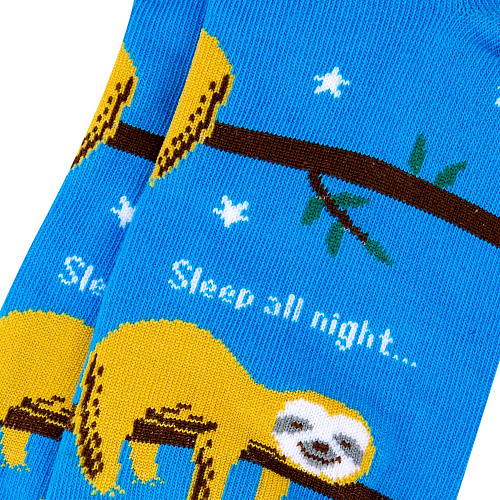 Носки короткие "Сплю всю ночь", разм.35-39