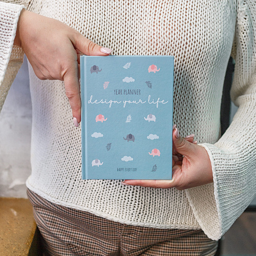 Ежедневник "Design your life" Слоники