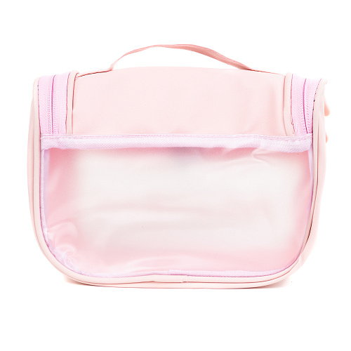 Косметичка дорожная "Washbag" с клапаном розовая