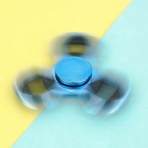 Спиннер Синий металлик