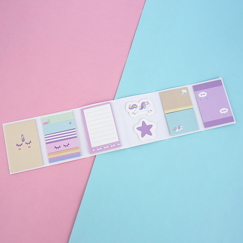 Набор стикеров "Flying unicorn" (розовый)